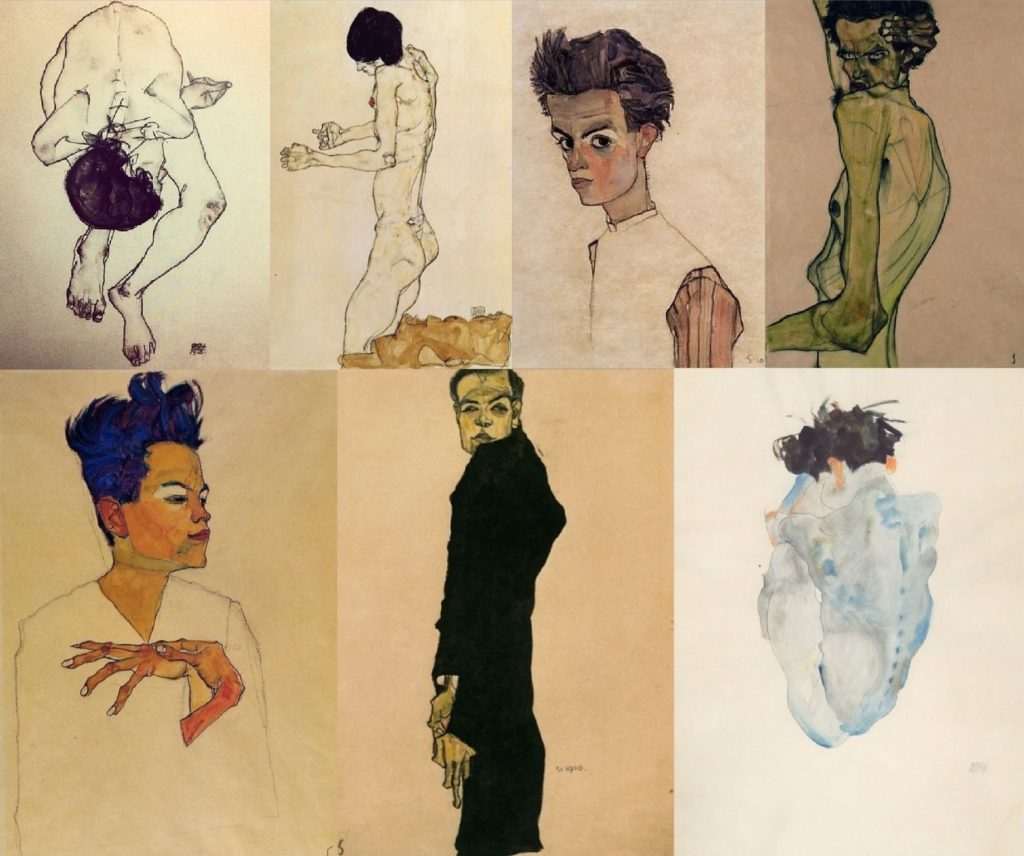 Egon-Schiele-line-drawings-2-de-smet-dossier
