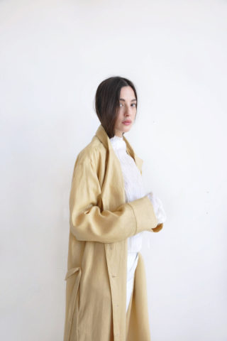 O'Keeffe-Shirt-Dress-Straw-Linen-Yellow-Linen-Duster-Made-in-New-York-Linen-Shirt-Dress-2-DE-SMET