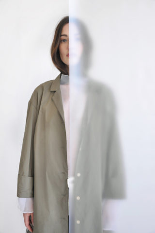 O'Keeffe-Shirt-Dress-Thyme-Poplin-Army-Green-Poplin-Duster-Made-in-New-York-Cotton-Shirt-Dress-DE-SMET