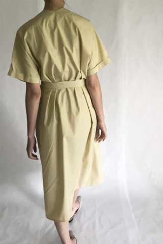 aalto-dress-cotton-poplin-yellow-dress-straw-made-in-new-york-sustainable-dress-sustainable-fashion-desmet-nyc-