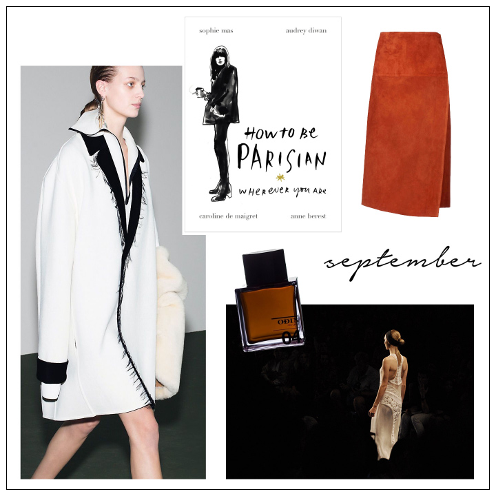 september-list-2014-NYFW-how-to-be-parisian-wherever-you-are-odin-04-reimagine-white-shirt-nyfw-proenza-schoulder-suede-skirt-burnt-orange-color-trend-de-smet-dossier