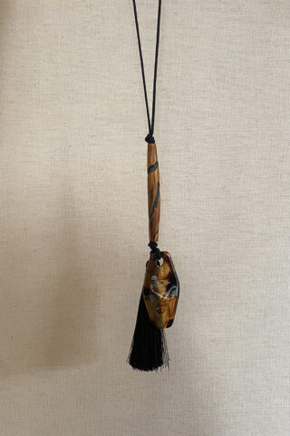WABI-SABI TASSEL NECKLACE | TORTOISE