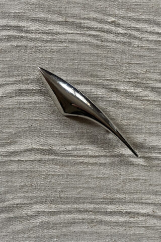 VINTAGE ABSTRACT STRAIGHT PIN | SILVER-TONE