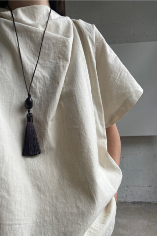 WABI-SABI TASSEL NECKLACE | TAGUA CHOCOLATE