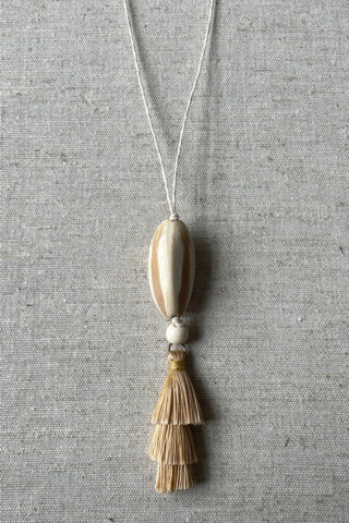 WABI-SABI TASSEL NECKLACE | TAGUA IVORY