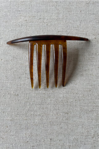 VINTAGE LARGE HAIR COMB | TORTOISE